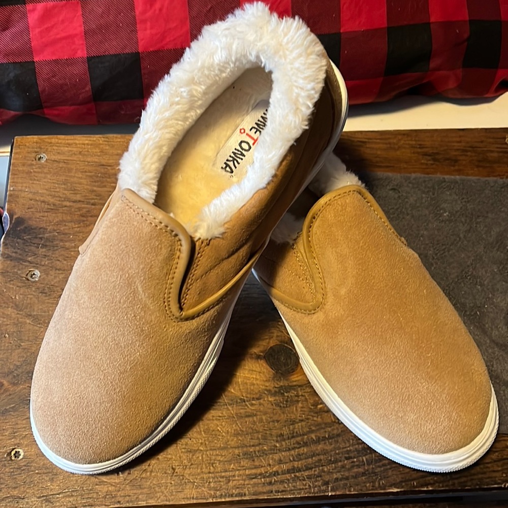 Minnetonka Fur Sneaker